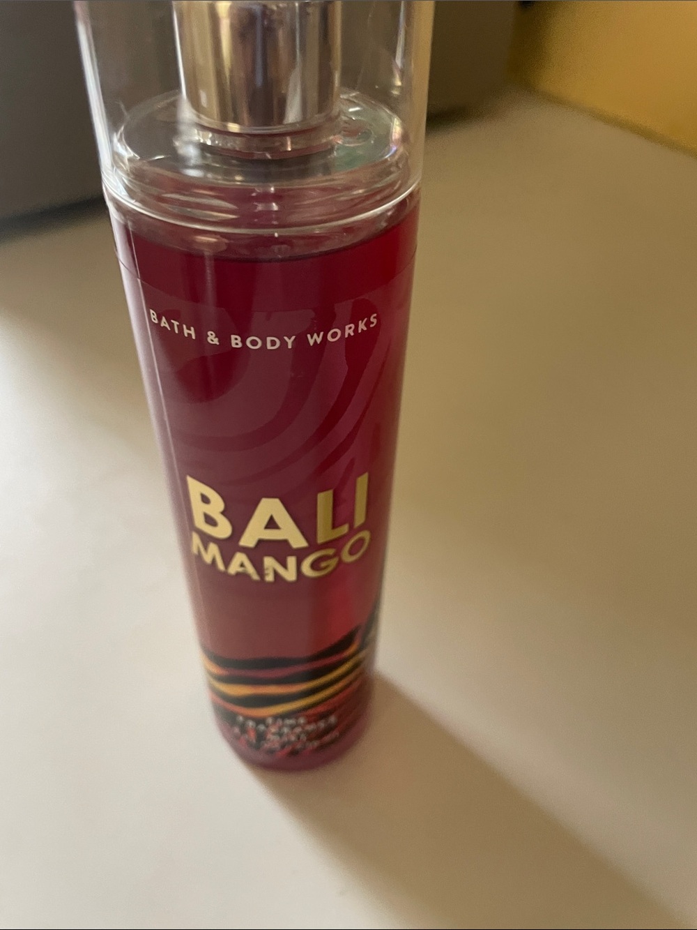 Bath & Body Works Bali Mango Fragrance Mist - Pink & Gold Accents